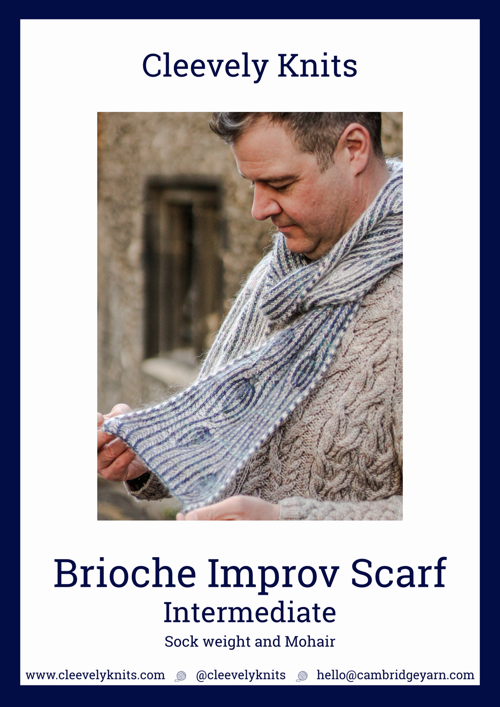 Brioche Improvisation Scarf