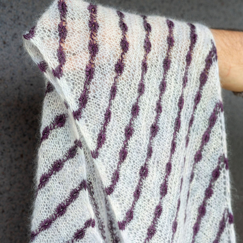 Triangle Spider's Web Shawl