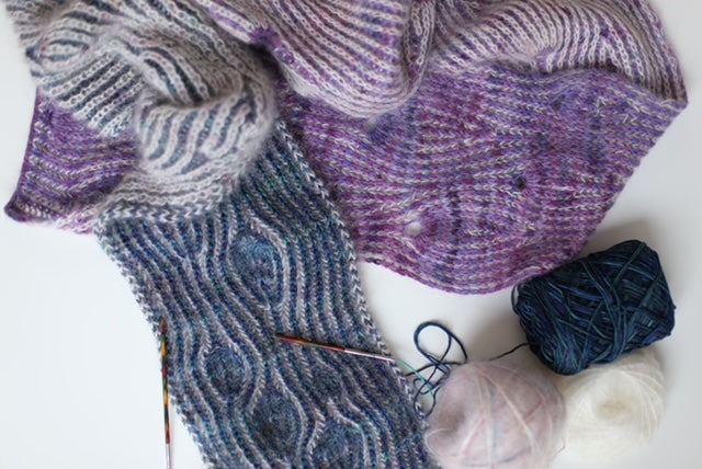 Brioche Improvisation Scarf