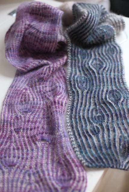 Brioche Improvisation Scarf