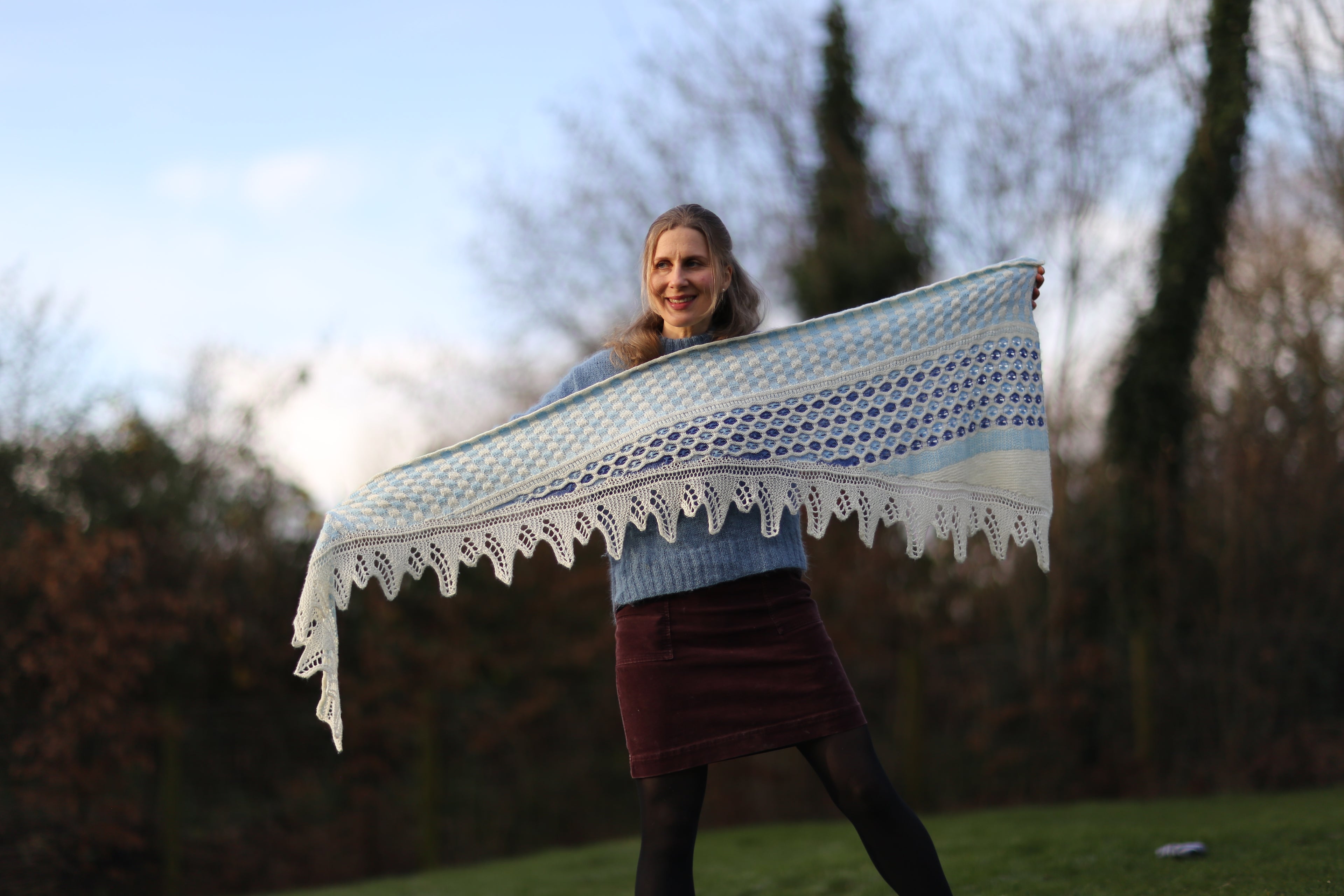 Winter Frost Shawl